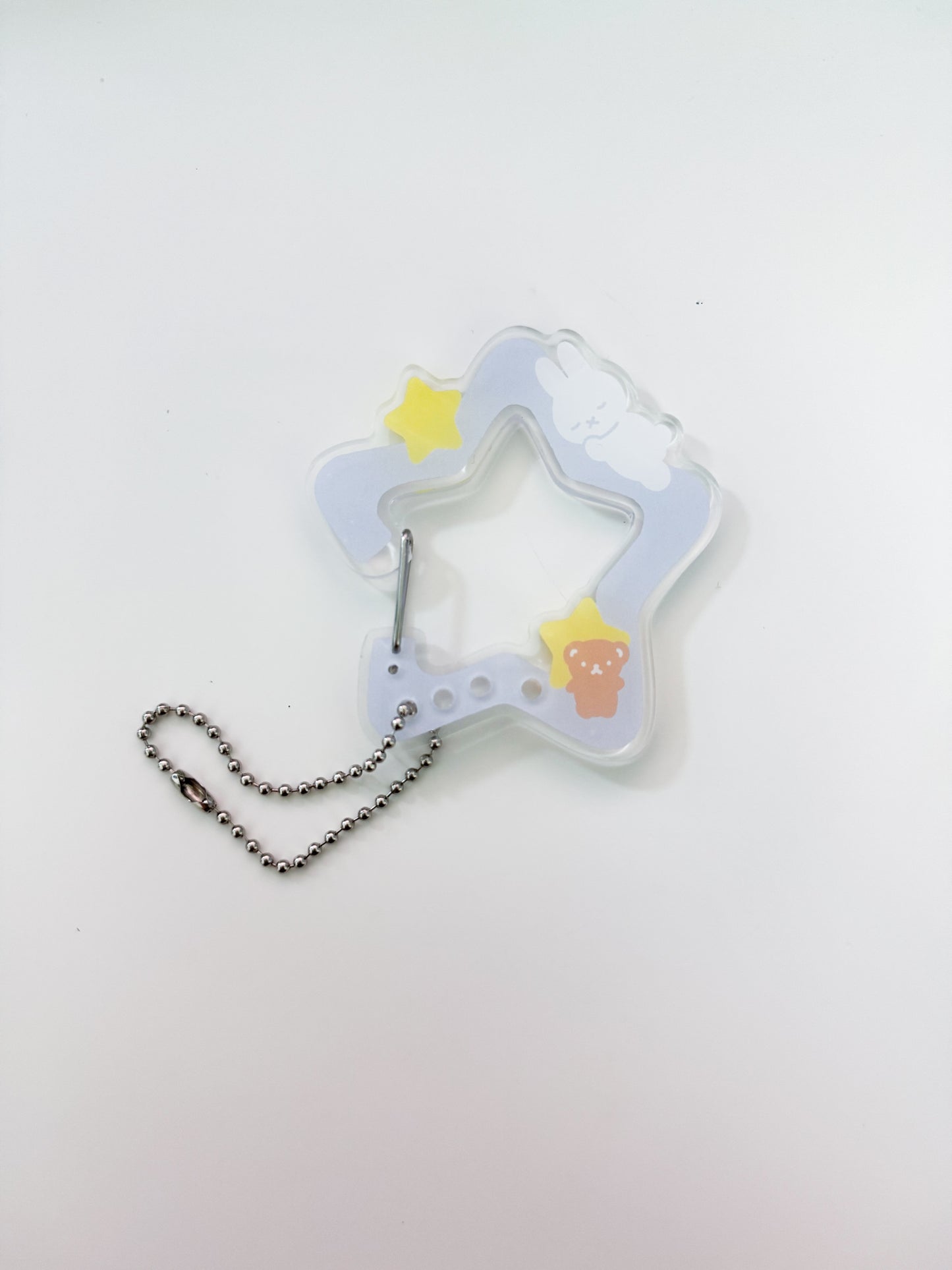 Sleepy Bunny Trinket Carabiner