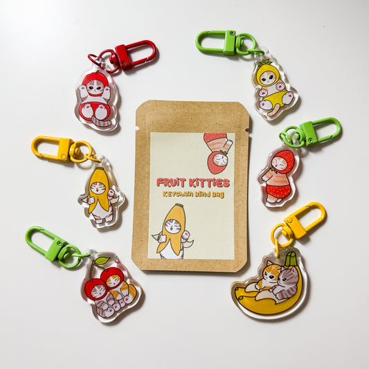 Fruit Kitties Keychain Blind Bag