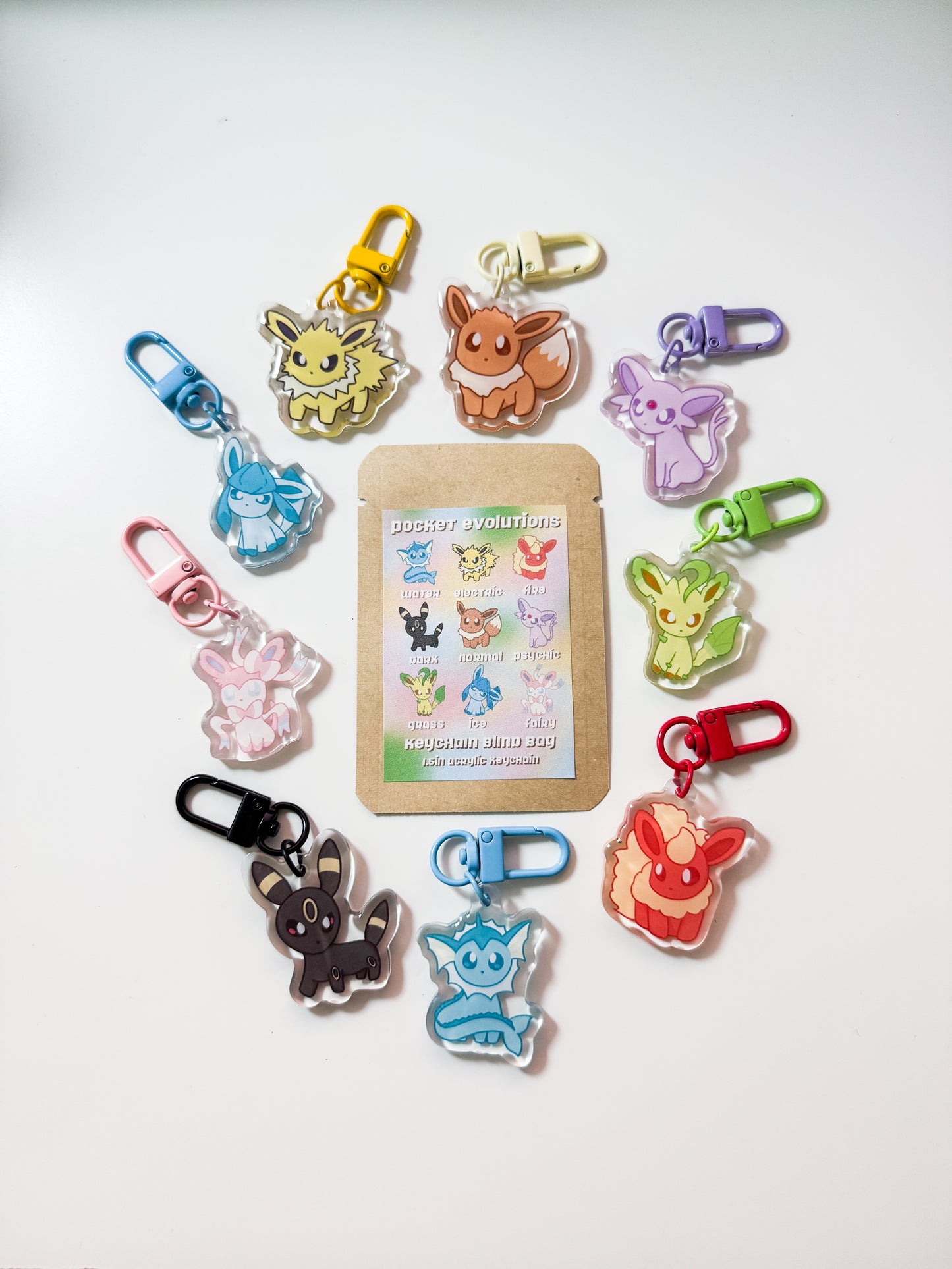 Pocket Evolution Keychain Blind Bag