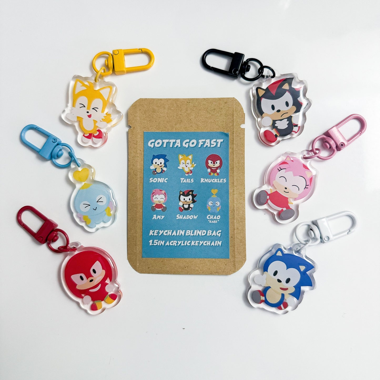 Go Fast Keychain Blind Bag