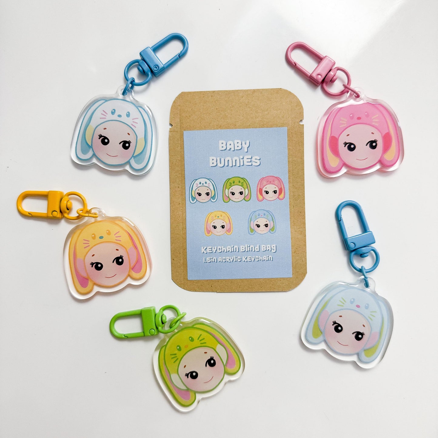 Baby Bunny Keychain Blind Bag