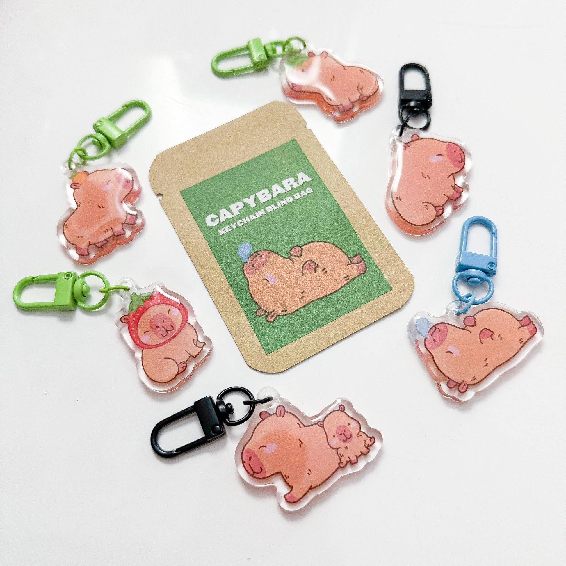 Capybara Keychain Blind Bag