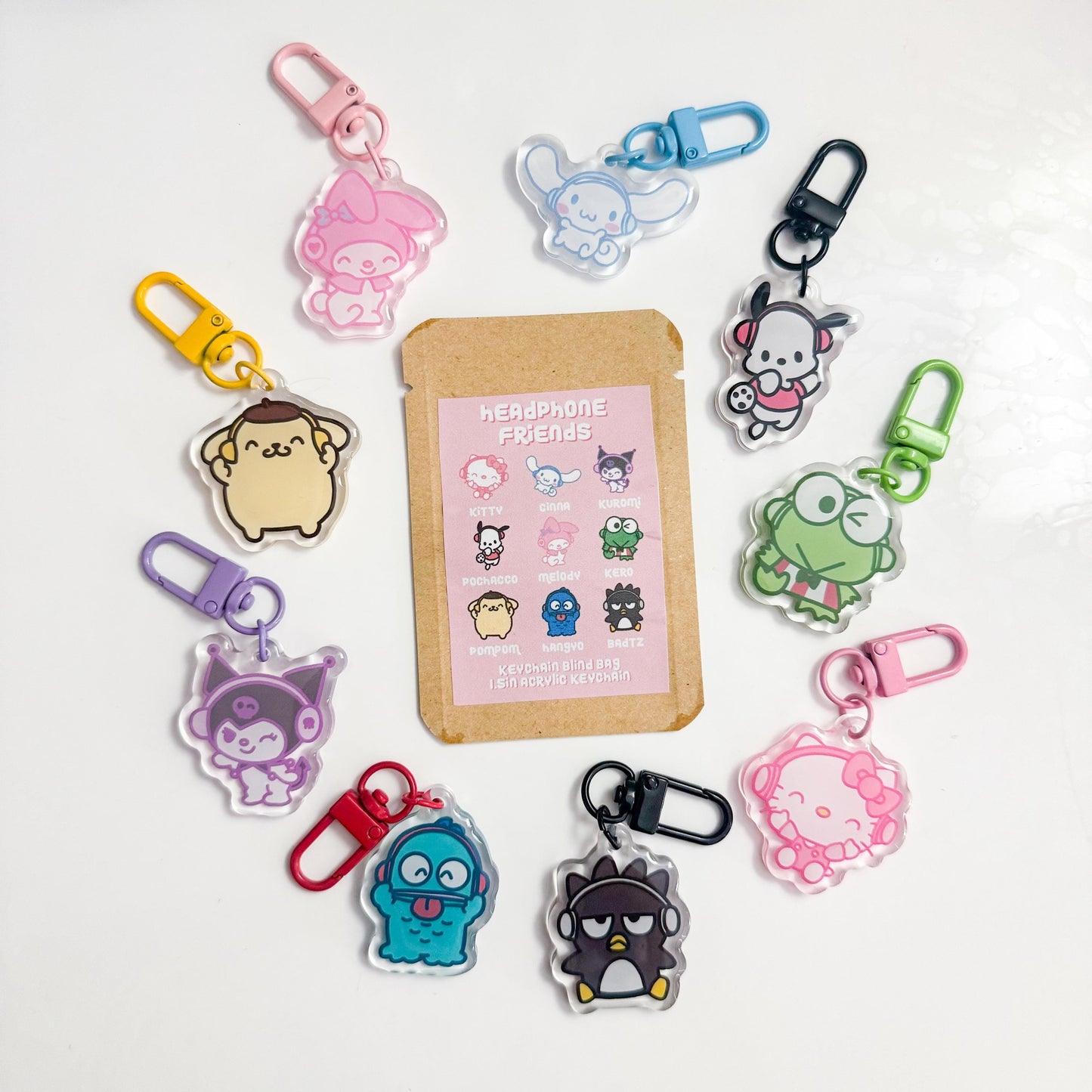 Headphone Friends Keychain Blind Bag
