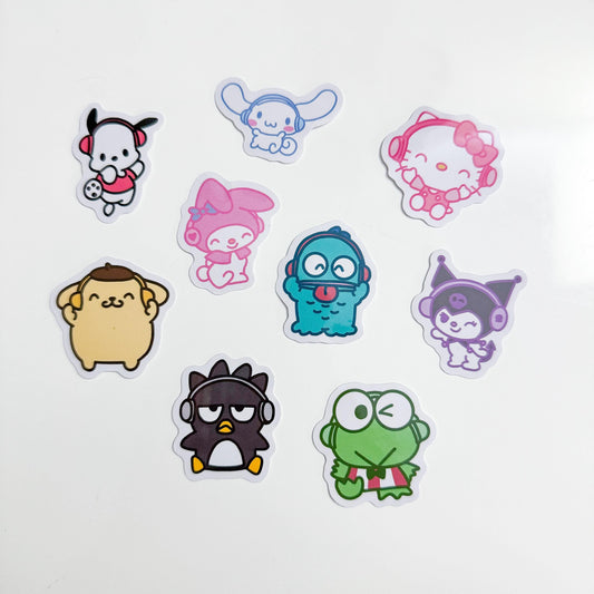Headphone Friends Stickers