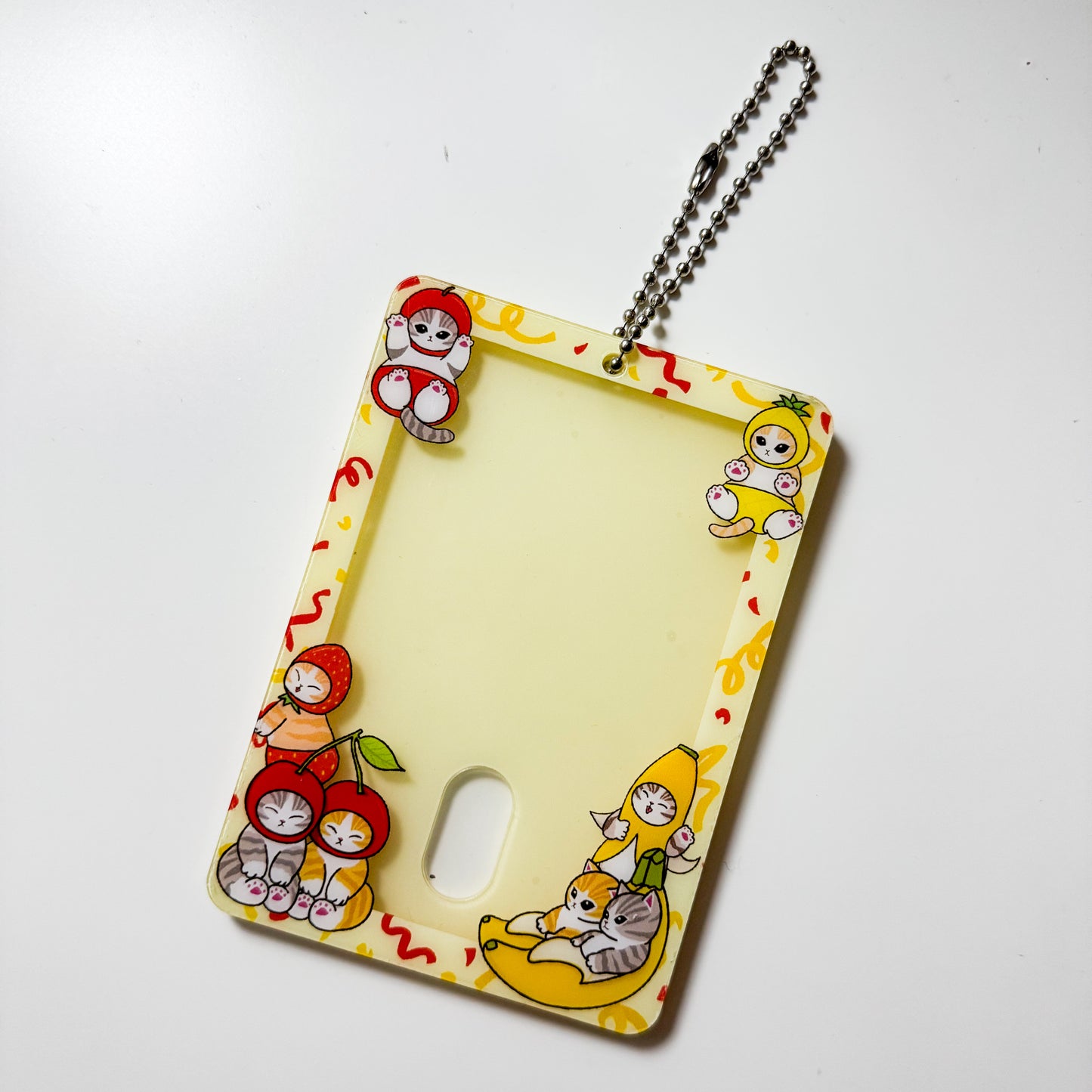 Fruit Kitties Photocard Holder Keychain